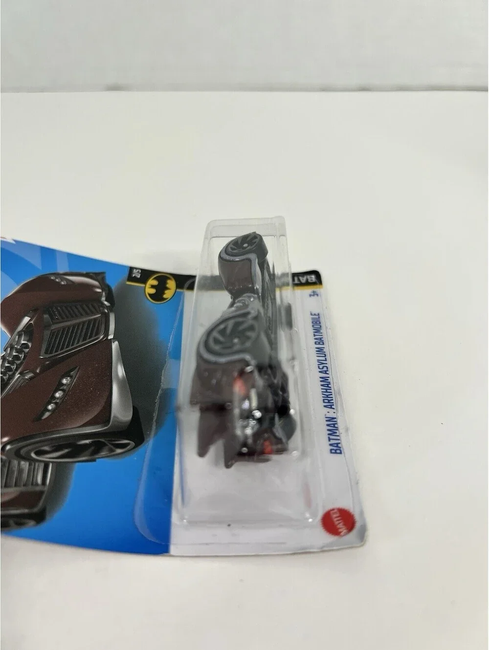 Hot Wheels Batman Arkham Asylum Batmobile Burgandy 2022 Mattel HCW59 32/250